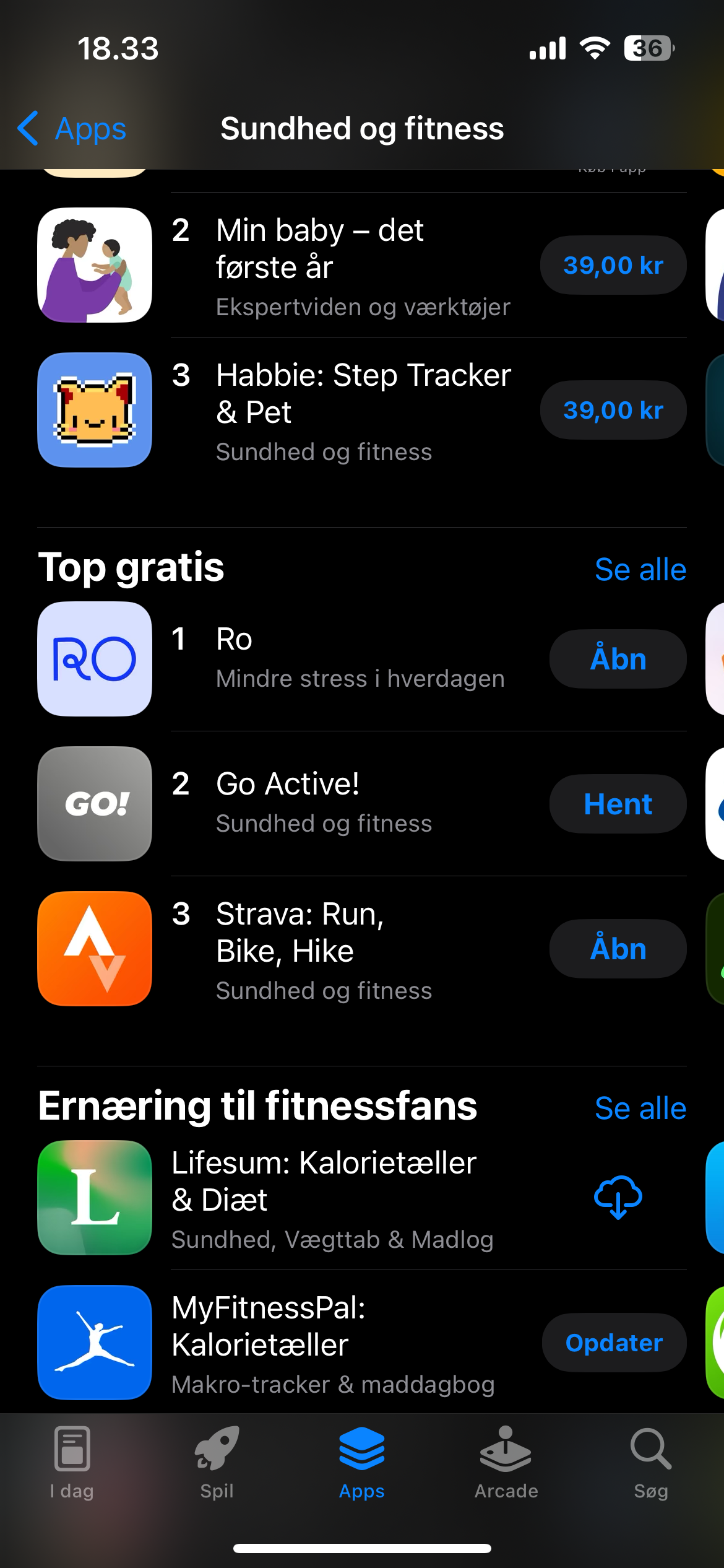 Screenshot of the app Ro